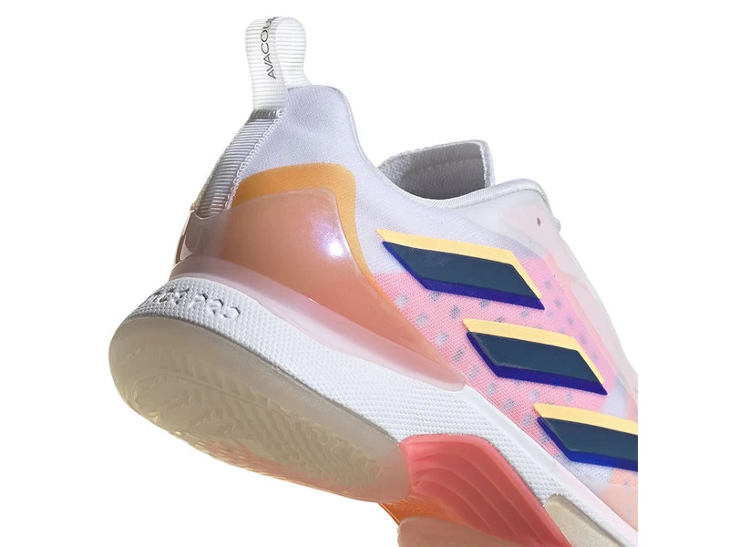 Adidas Adidas Avacourt White/Indigo/Orange Women's Shoe 5 Adidas Adidas Avacourt White/Indigo/Orange Women's Shoe - Image 5