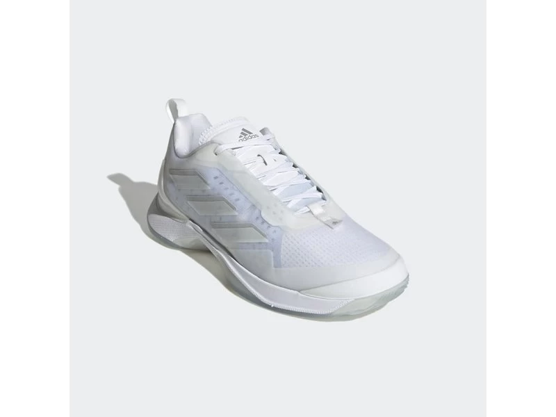 Adidas Adidas Avacourt White/Silver Women's Shoe 5 Adidas Adidas Avacourt White/Silver Women's Shoe - Image 5
