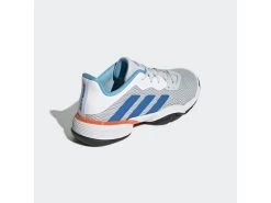 Adidas Adidas Barricade Junior Tennis Shoe- Grey/White/Blue 10 Adidas Adidas Barricade Junior Tennis Shoe- Grey/White/Blue -Wilson Store adidas adidas barricade junior tennis shoe grey wh 4