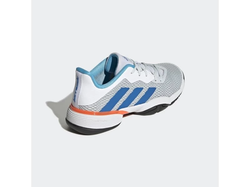 Adidas Adidas Barricade Junior Tennis Shoe- Grey/White/Blue 5 Adidas Adidas Barricade Junior Tennis Shoe- Grey/White/Blue - Image 5