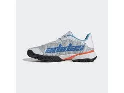 Adidas Adidas Barricade Junior Tennis Shoe- Grey/White/Blue 11 Adidas Adidas Barricade Junior Tennis Shoe- Grey/White/Blue -Wilson Store adidas adidas barricade junior tennis shoe grey wh 5