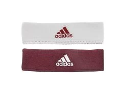 Adidas Adidas Climalite Interval Headband Reversible Maroon/White