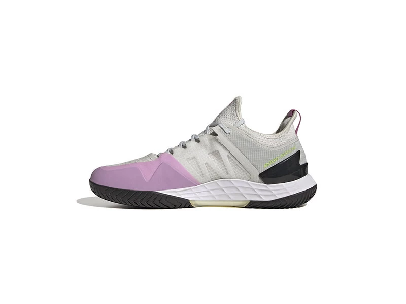 Adidas Adizero Ubersonic 4 HEAT White/Purple/Green Men's Shoe 2 Adidas Adizero Ubersonic 4 HEAT White/Purple/Green Men's Shoe - Image 2