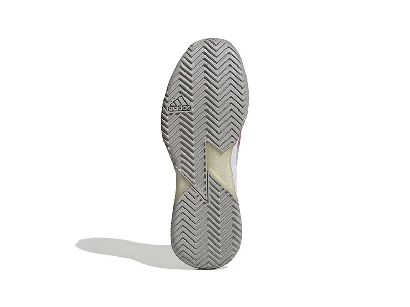 Adidas Adizero Ubersonic 4 White/Purple/Orange Women's Shoe 2 Adidas Adizero Ubersonic 4 White/Purple/Orange Women's Shoe - Image 2