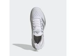 Adidas Adizero Ubersonic 4 White/Silver Women's Shoe 8 Adidas Adizero Ubersonic 4 White/Silver Women's Shoe -Wilson Store adidas adizero ubersonic 4 white silver womens sho 1