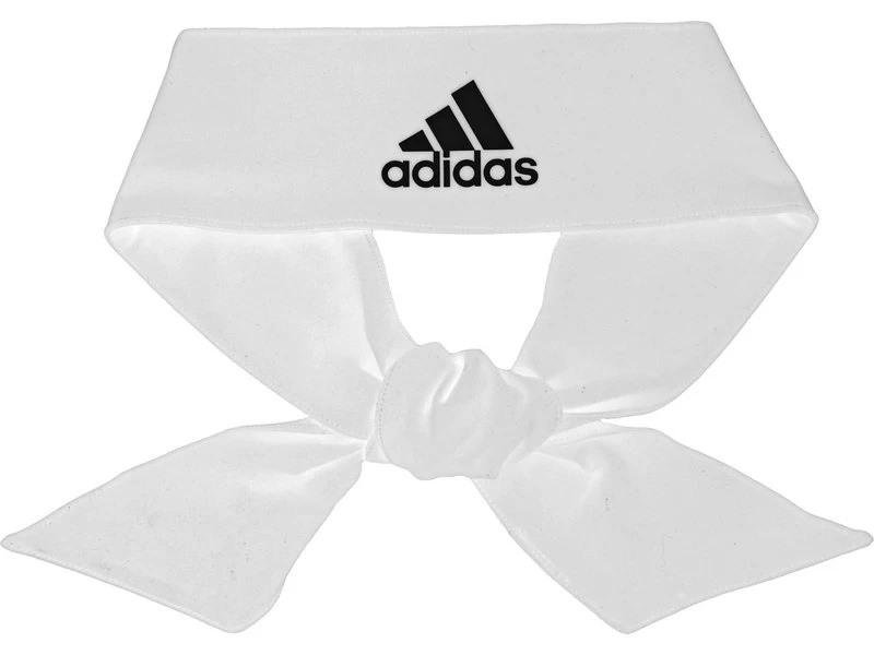 Adidas Alphaskin Tie Headband White 1 Adidas Alphaskin Tie Headband White