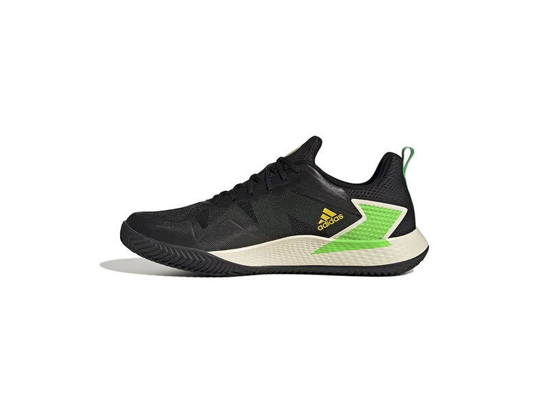 Adidas Defiant Speed Clay Black/Green/Yellow Men's Shoes 2 Adidas Defiant Speed Clay Black/Green/Yellow Men's Shoes - Image 2