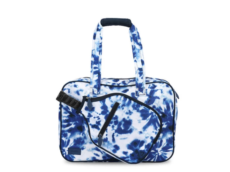 Ame & Lulu Pickleball Tote Navy Tie Dye 1 Ame & Lulu Pickleball Tote Navy Tie Dye