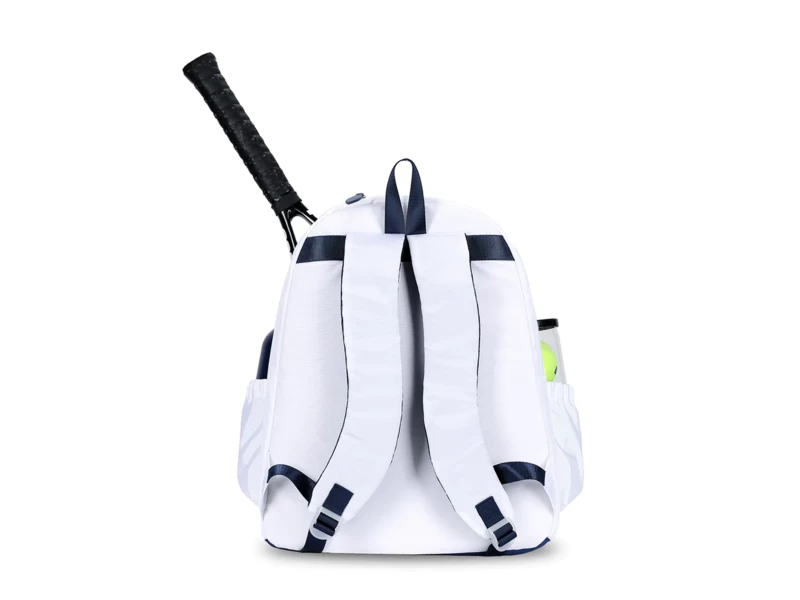 Ame & Lulu White Courtside 2.0 Tennis Backpack 2 Ame & Lulu White Courtside 2.0 Tennis Backpack - Image 2