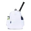Ame & Lulu White Courtside 2.0 Tennis Backpack