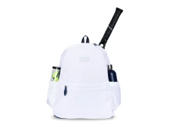 Ame & Lulu White Courtside 2.0 Tennis Backpack