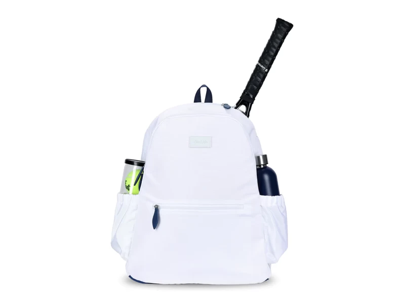 Ame & Lulu White Courtside 2.0 Tennis Backpack 1 Ame & Lulu White Courtside 2.0 Tennis Backpack