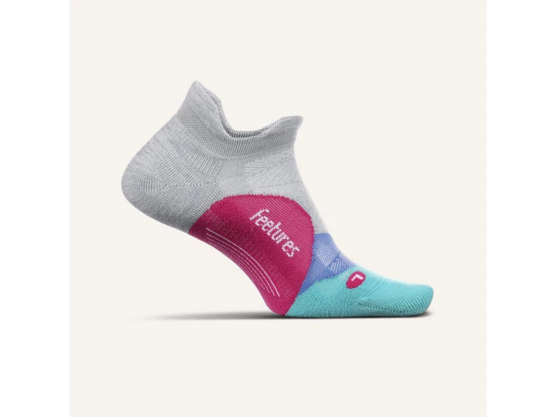 Feetures Elite Light Cushion No Show Tab Socks Go Gray M 1 Feetures Elite Light Cushion No Show Tab Socks Go Gray M