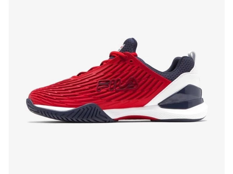 Fila Speedserve Men's Tennis Shoe White/Red/Navy 2 Fila Speedserve Men's Tennis Shoe White/Red/Navy - Image 2