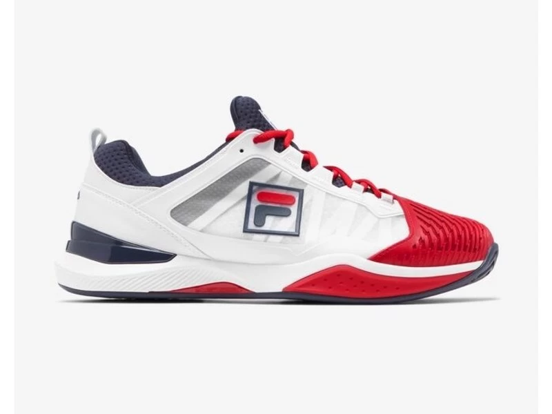 Fila Speedserve Men's Tennis Shoe White/Red/Navy 1 Fila Speedserve Men's Tennis Shoe White/Red/Navy
