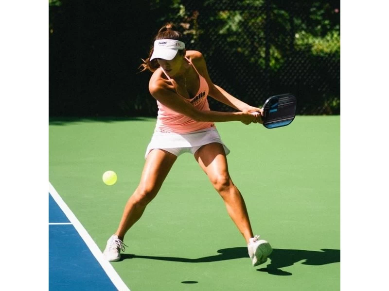 Franklin Christine McGrath 13mm Signature Pickleball Paddle Black/Blue 2 Franklin Christine McGrath 13mm Signature Pickleball Paddle Black/Blue - Image 2