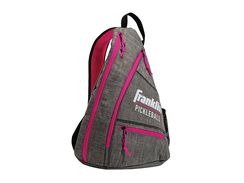Franklin Pickleball Sling Bag Grey/Pink 1 Franklin Pickleball Sling Bag Grey/Pink