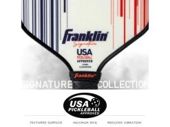 Wilson Store -Wilson Store franklin signature pro 13 mm pickleball paddle whi 1