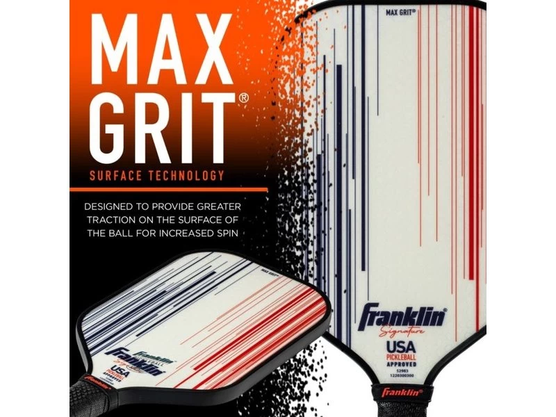 Franklin Signature Pro 13 Mm Pickleball Paddle White 5 Franklin Signature Pro 13 Mm Pickleball Paddle White - Image 5