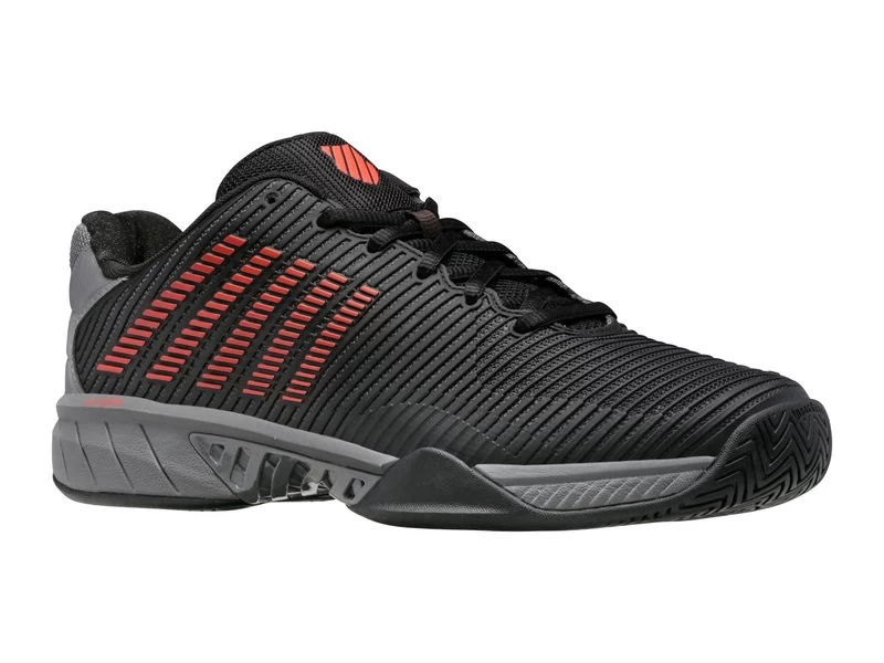 K-Swiss Hypercourt Express 2 Black/Gray 2E Men's Shoe 2 K-Swiss Hypercourt Express 2 Black/Gray 2E Men's Shoe - Image 2