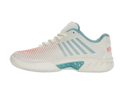 K-Swiss Hypercourt Express 2 Blanc/Blue/Desert Flower Women's Shoe
