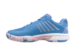 K-Swiss Hypercourt Express 2 Blue/Pink/White Junior Shoe 10 K-Swiss Hypercourt Express 2 Blue/Pink/White Junior Shoe -Wilson Store k swiss hypercourt express 2 blue pink white junio 4