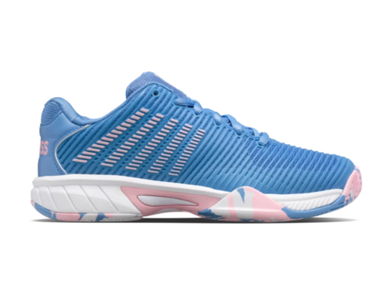 K-Swiss Hypercourt Express 2 Blue/Pink/White Junior Shoe 1 K-Swiss Hypercourt Express 2 Blue/Pink/White Junior Shoe