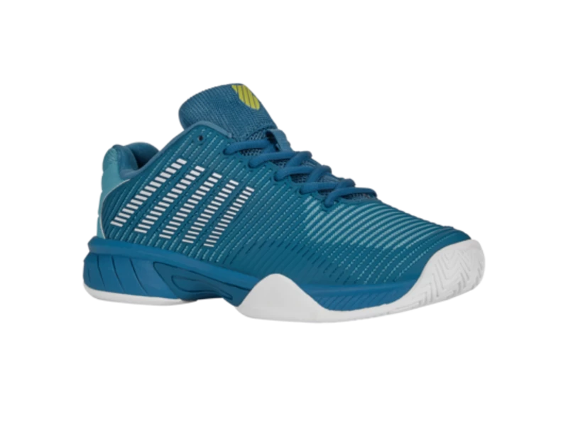 K-Swiss Hypercourt Express 2 Blue/Yellow Junior Shoe 2 K-Swiss Hypercourt Express 2 Blue/Yellow Junior Shoe - Image 2