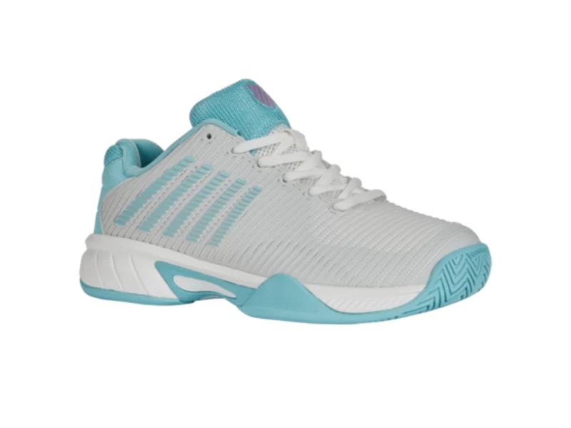 K-Swiss Hypercourt Express 2 Bright White/Angel Blue Junior Shoe 2 K-Swiss Hypercourt Express 2 Bright White/Angel Blue Junior Shoe - Image 2