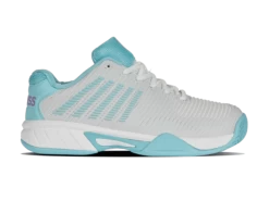 K-Swiss Hypercourt Express 2 Bright White/Angel Blue Junior Shoe
