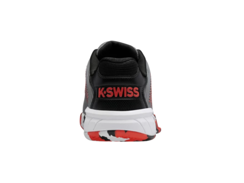 K-Swiss Hypercourt Express 2 Grey/White/Orange Junior Shoe 4 K-Swiss Hypercourt Express 2 Grey/White/Orange Junior Shoe - Image 4