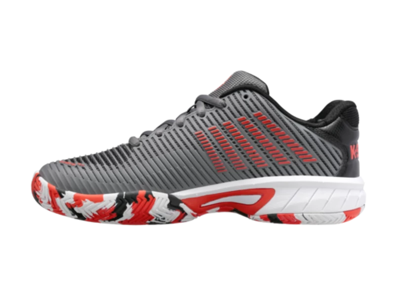 K-Swiss Hypercourt Express 2 Grey/White/Orange Junior Shoe 5 K-Swiss Hypercourt Express 2 Grey/White/Orange Junior Shoe - Image 5