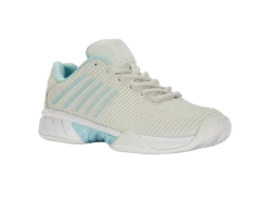 K-Swiss Hypercourt Express 2 Wide Grey/Blue Women's Shoe -Wilson Store k swiss hypercourt express 2 wide grey blue womens 2