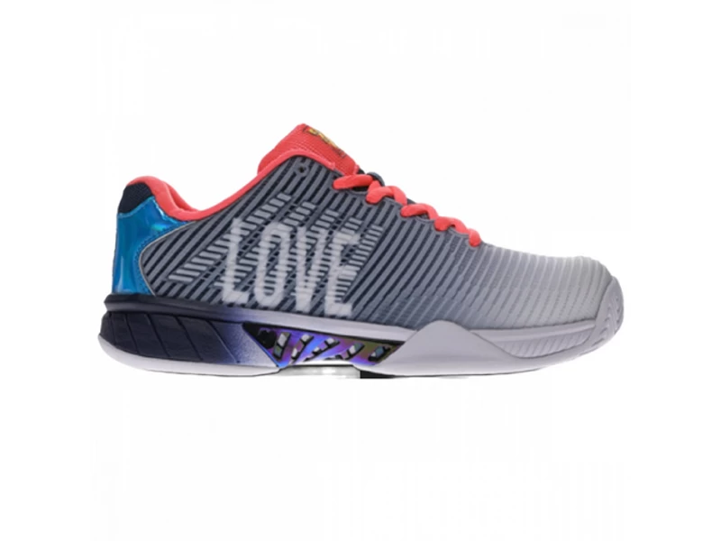 K-Swiss Hypercourt Express 2 XLIL Denim/White/Coral Women's Shoe 2 K-Swiss Hypercourt Express 2 XLIL Denim/White/Coral Women's Shoe - Image 2