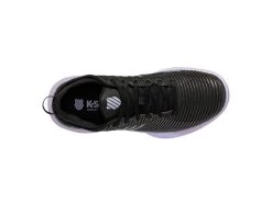 K-Swiss Hypercourt Supreme Black/Purple Women's Shoes -Wilson Store k swiss hypercourt supreme black purple womens sho 2