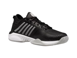 K-Swiss Hypercourt Supreme Black/White Women's Shoes -Wilson Store k swiss hypercourt supreme black white womens shoe 2