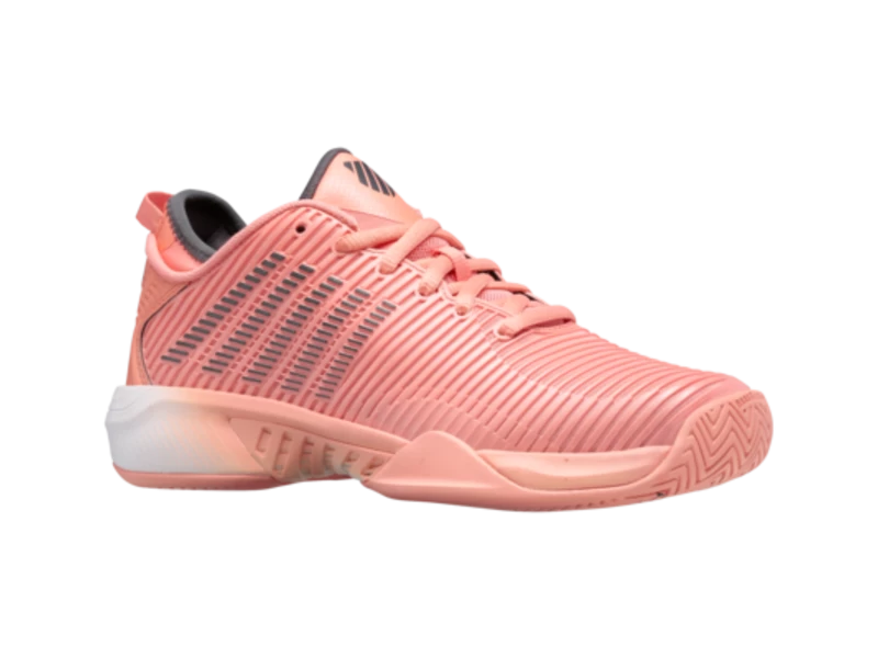 K-Swiss Hypercourt Supreme Peach/Asphalt Women's Shoes 3 K-Swiss Hypercourt Supreme Peach/Asphalt Women's Shoes - Image 3