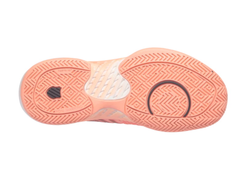 K-Swiss Hypercourt Supreme Peach/Asphalt Women's Shoes 6 K-Swiss Hypercourt Supreme Peach/Asphalt Women's Shoes - Image 6