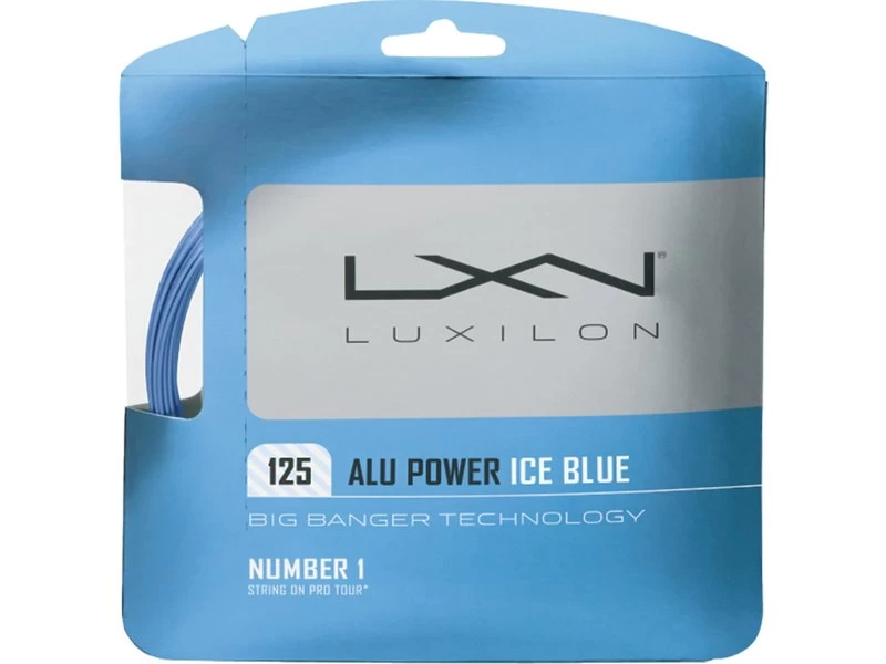 Luxilon ALU Power Ice Blue Tennis String 1 Luxilon ALU Power Ice Blue Tennis String