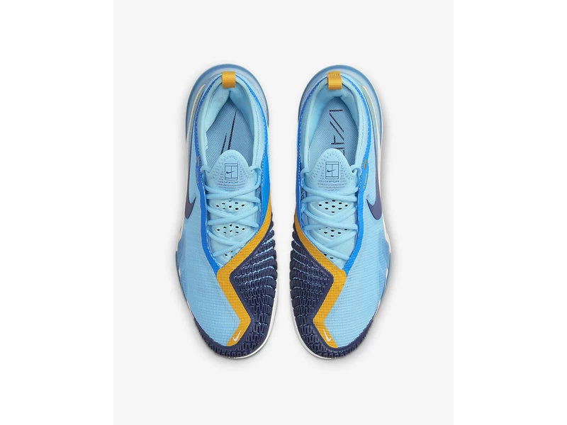 Nike React Vapor NXT Blue/Gold/White Men's Shoe 4 Nike React Vapor NXT Blue/Gold/White Men's Shoe - Image 4