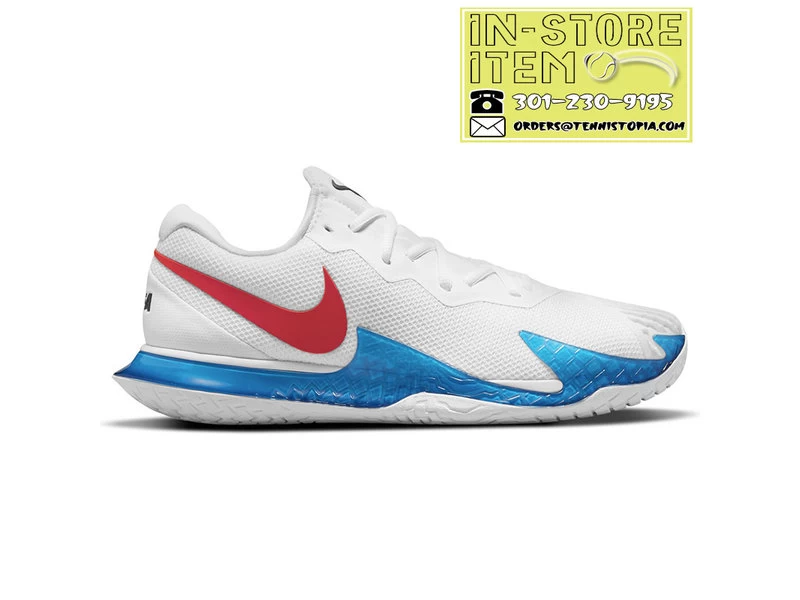 Nike Vapor Cage 4 Rafa White/Red/Blue 1 Nike Vapor Cage 4 Rafa White/Red/Blue