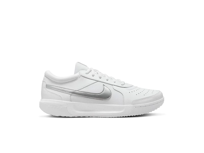 Nike Women's Nike Court Zoom Lite 3- White/Silver 1 Nike Women's Nike Court Zoom Lite 3- White/Silver