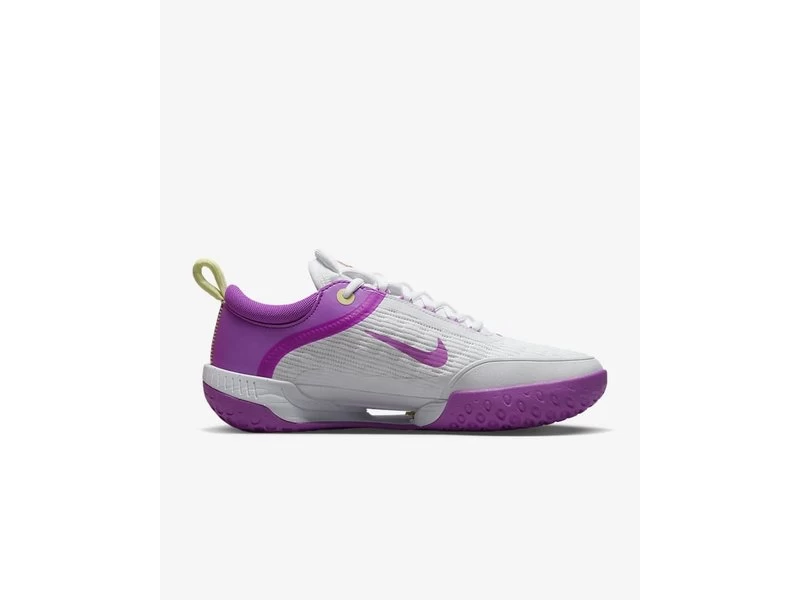 Nike Zoom Court NXT Women's Shoe- White/Fuchsia 2 Nike Zoom Court NXT Women's Shoe- White/Fuchsia - Image 2