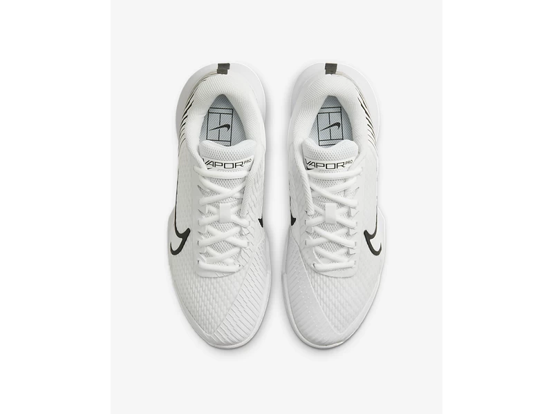 Nike Zoom Vapor Pro 2 Women's Shoe- White/Black 4 Nike Zoom Vapor Pro 2 Women's Shoe- White/Black - Image 4