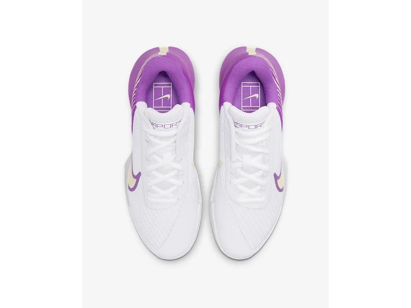 Nike Zoom Vapor Pro 2 Women's Shoe- White/Citron 4 Nike Zoom Vapor Pro 2 Women's Shoe- White/Citron - Image 4