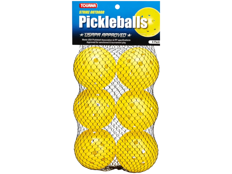 Tourna Strike Outdoor Pickleball 6 Pack 1 Tourna Strike Outdoor Pickleball 6 Pack