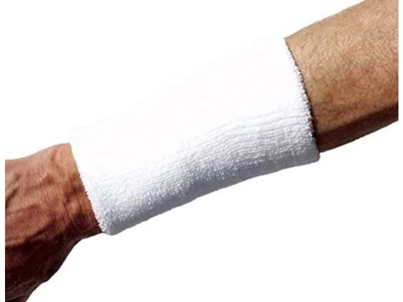 Tourna Tourna 6 Inch Wrist Towel White 3 Tourna Tourna 6 Inch Wrist Towel White - Image 3
