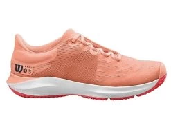 Wilson Kaos 3.0 Women's Tennis Shoes Peach/White