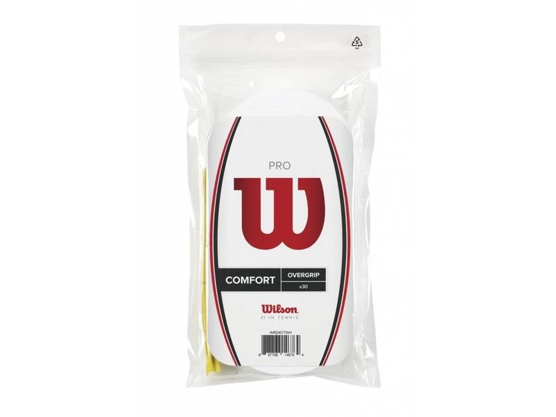Wilson Pro Overgrip 30 Pack White 1 Wilson Pro Overgrip 30 Pack White