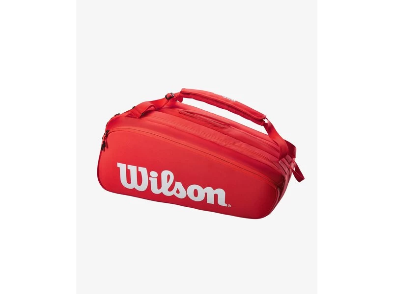 Wilson Super Tour 15 Pack Tennis Bag Red 1 Wilson Super Tour 15 Pack Tennis Bag Red